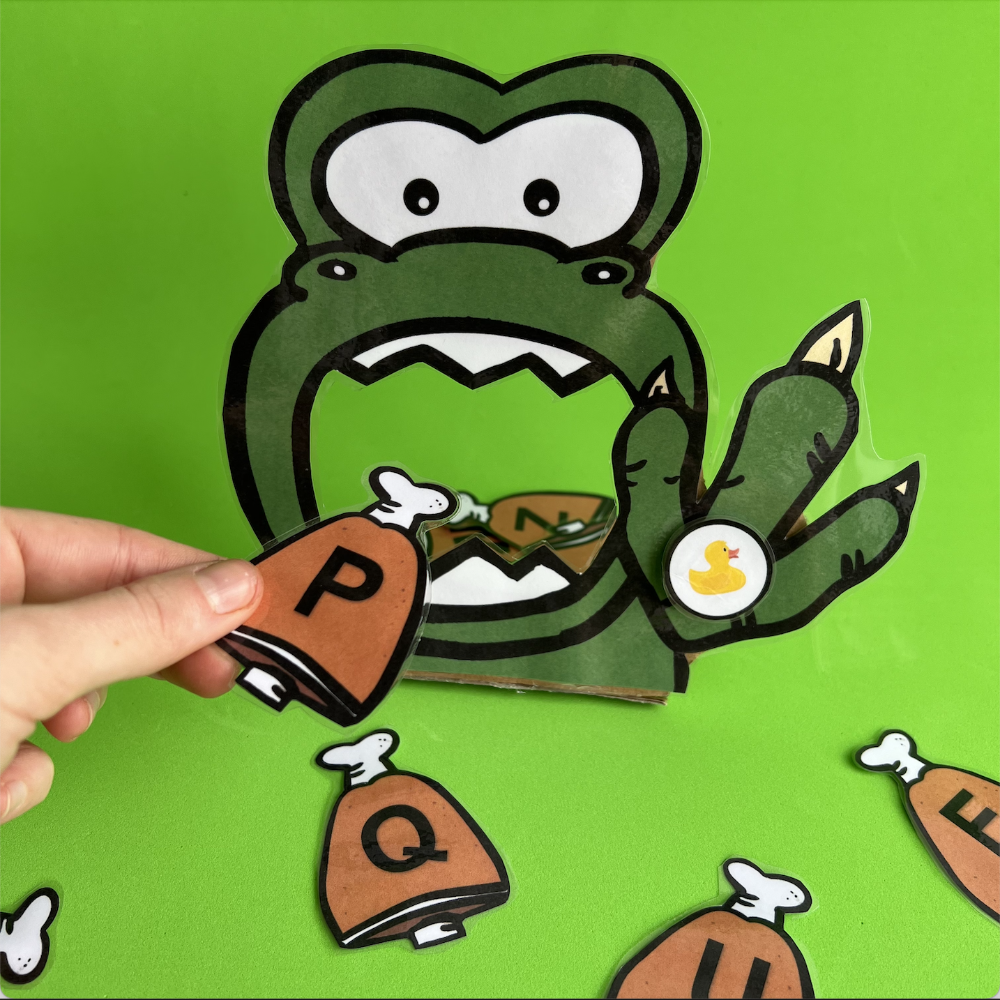 ¡Dinosaurio Come-Letras!